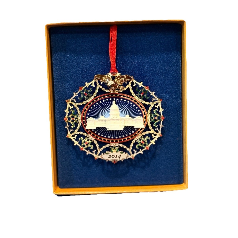 2014 United States Capitol Society Marble Classical Capitol Ornament Christmas